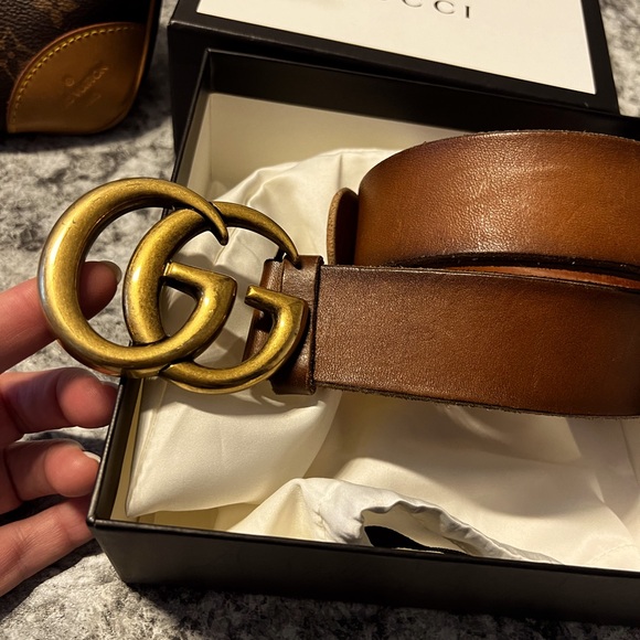 Gucci brown belt - Picture 1 of 3